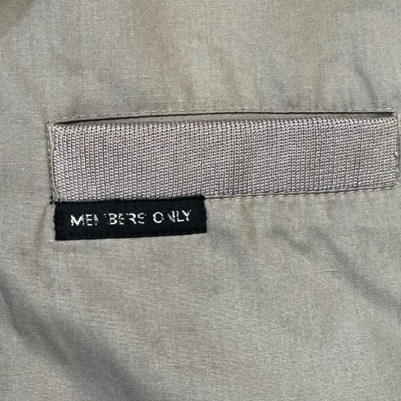 Vintage Members Only Bomber Jacket - Taupe - 44L - Picture 3 of 12